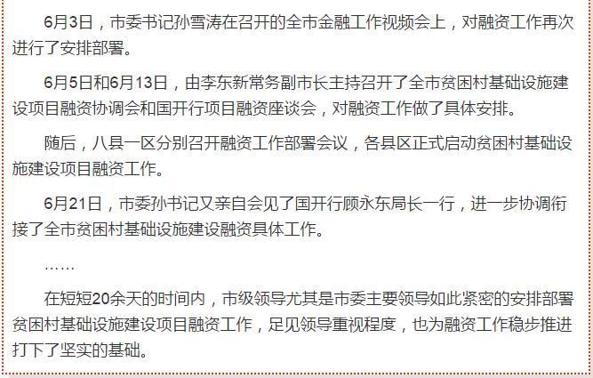 國開行支持貧困村基礎(chǔ)設(shè)施建設(shè)，隴南究竟能分得多大“蛋糕”？