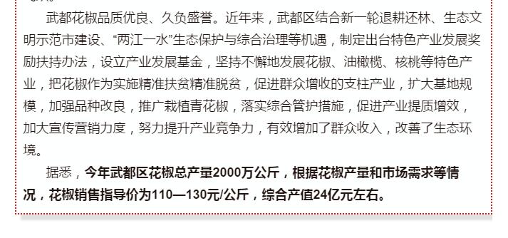 5.28億！一場盛會，武都花椒“火”了
